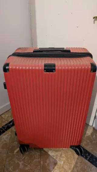 Maleta Grande Roja Rígida