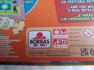 Juego de mesa Detectives Borras