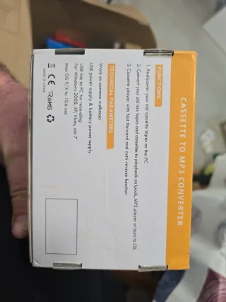 Convertidor Casete a MP3 USB Portátil