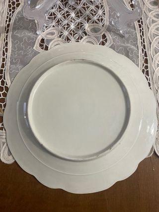 Plato porcelana antigua La Última Cena