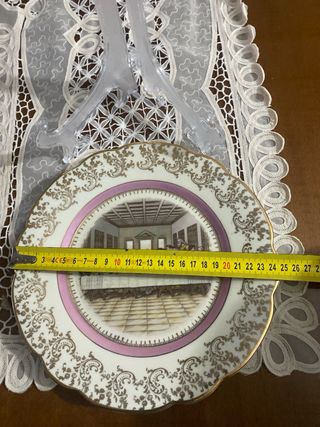 Plato porcelana antigua La Última Cena