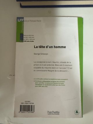 La Tète d'Un Homme + CD Audio MP3 (B2): La Tète...