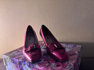 Zapatos Cressy Talla 37 Tacón Rojo