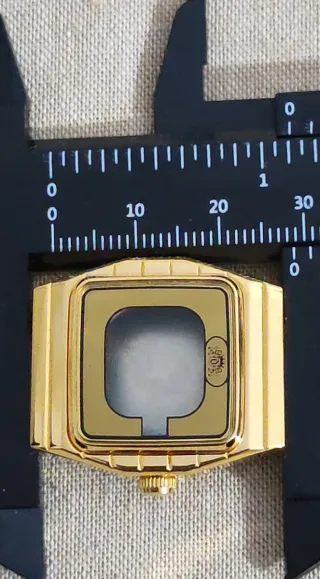 Caja Orient Acero Baño Dorado Original