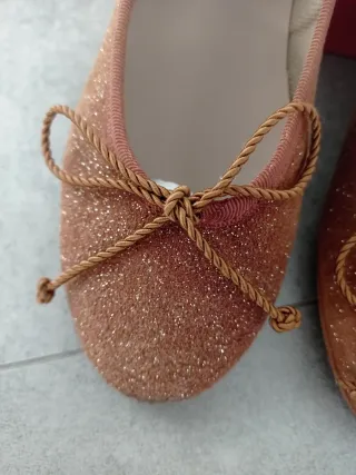 Bailarinas Papanatas Talla 37 Doradas