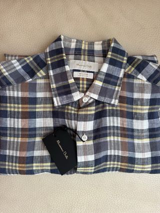 Camisa Lino Massimo Dutti Talla M