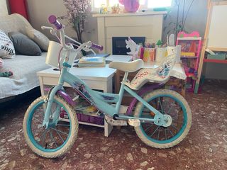 Bicicleta niña 16 Frozen azul