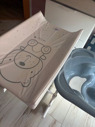 Bañera CAM para bebé con cambiador