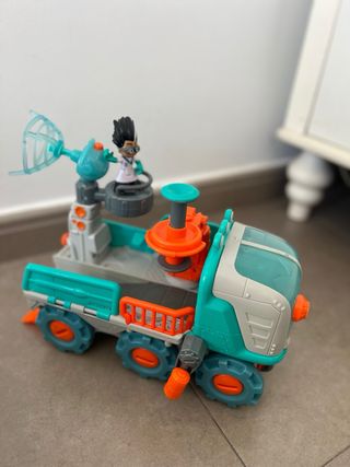 Lote Barco, Camión y figuritas PJ Masks