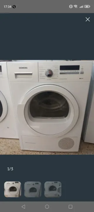 Secadora Siemens Blanca