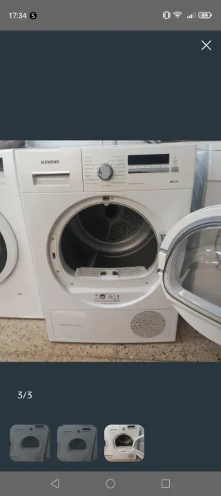 Secadora Siemens Blanca