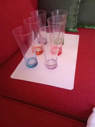 Juego de 6 vasos elegantes