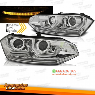 faros delanteros VW Polo 6 AW 17-20 - dinámicos -