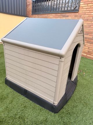 Caseta grande para perro de jardín