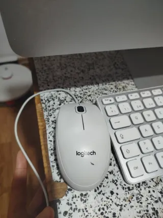 Apple iMac Plata con teclado y ratón ✨