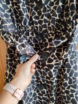 Vestido Estampado Zara