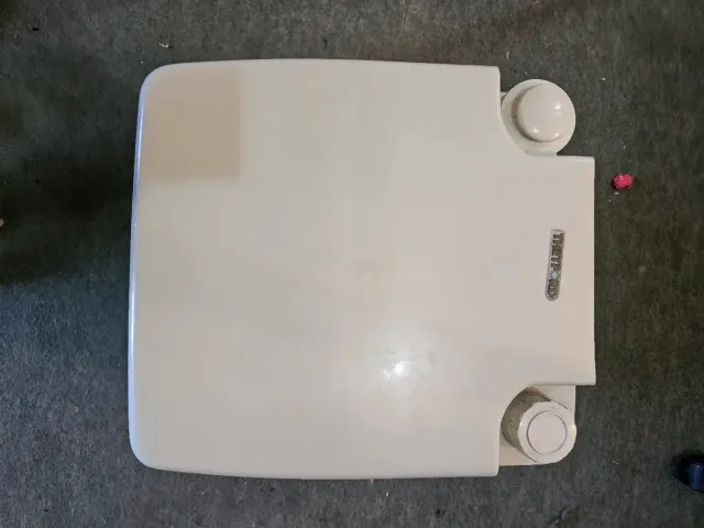 Bater Portátil Camping Blanco/Beige