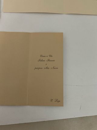 Lote de 4 felicitaciones de navidad antiguas