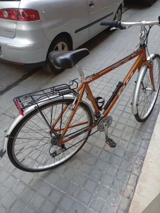 Bicicleta BH avec chaise pour enfants.