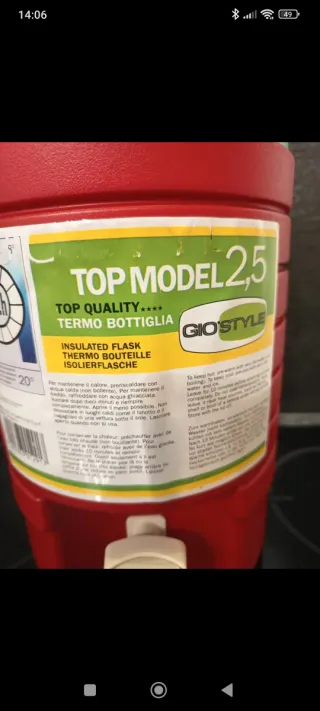 Termo Bottiglia Gio Style 2.5L