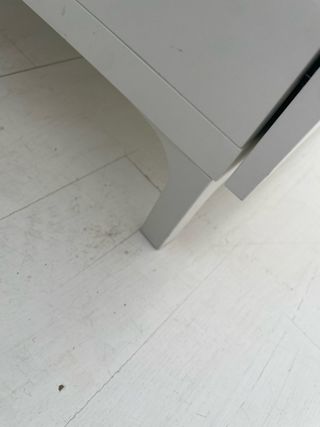 Mueble TV BESTA Ikea Blanco 3 modulos con puertas