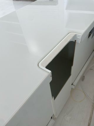 Mueble TV BESTA Ikea Blanco 3 modulos con puertas