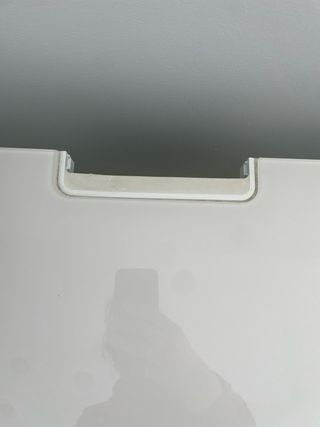 Mueble TV BESTA Ikea Blanco 3 modulos con puertas