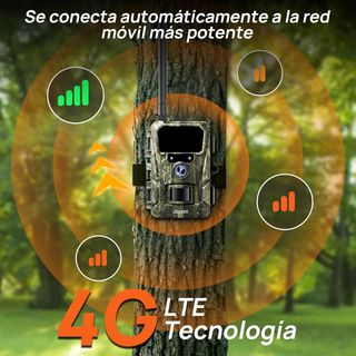 Cámara caza iZEEKER 4G 48MP 2K fototrampeo
