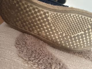 Zapatos niño azul y beige