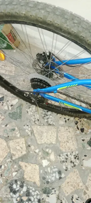 Bicicleta de Montaña Azul Racer