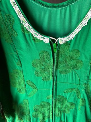 Vestido de flamenca verde