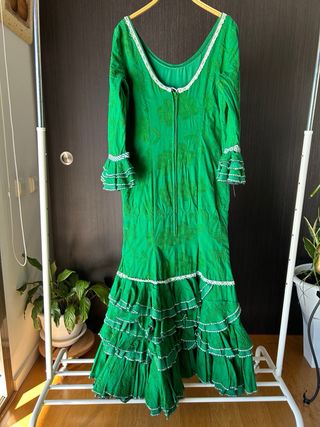 Vestido de flamenca verde