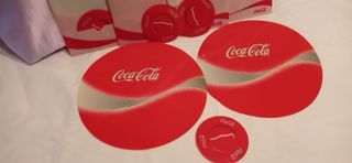 Posavasos y Platos Coca Cola