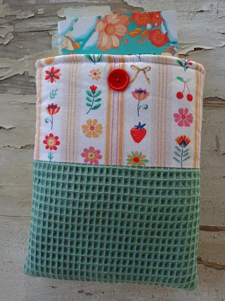 Funda para libro con estampado floral