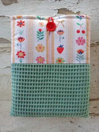 Funda para libro con estampado floral