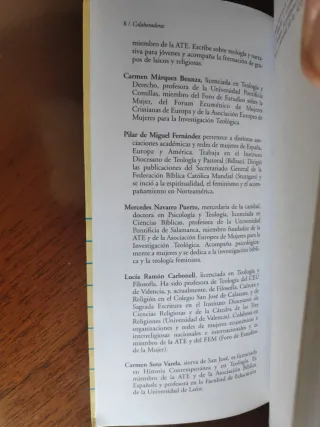 10 palabras clave en Teología Feminista