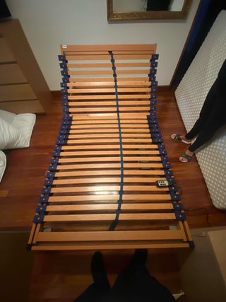 Cama articulada de madera 105cm precio negociable