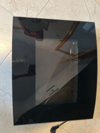 Chimenea decorativa cristal negro