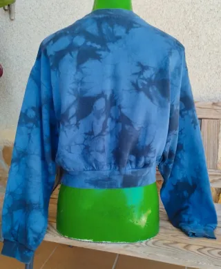 Sudadera cropped Tie Dye Talla S