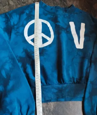 Sudadera cropped Tie Dye Talla S