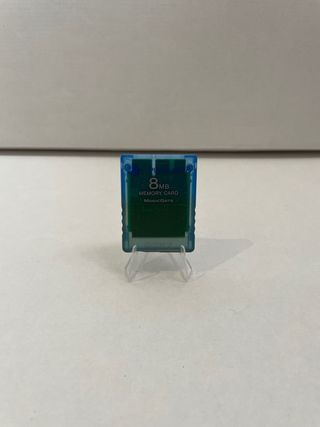 Memory Card playstation 2 8Mb blu trasparente