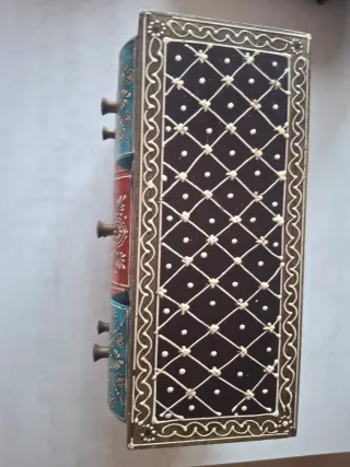 Joyero madera artesanal multicolor