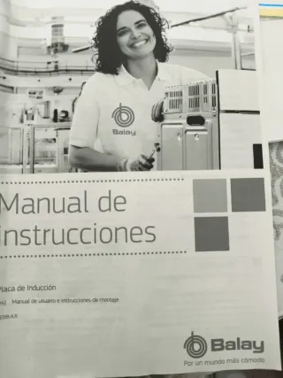Placa de inducción Balay nueva