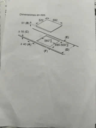 Placa de inducción Balay nueva