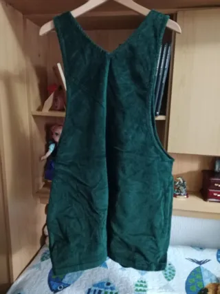 Peto de pana verde XXL (Talla 48)