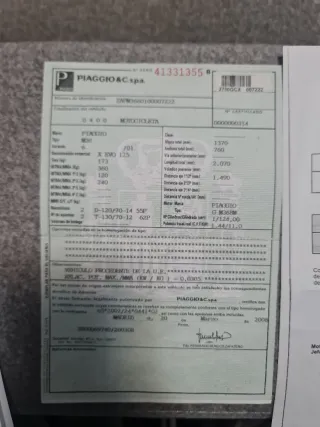 Piaggio X Evo 125 Scooter