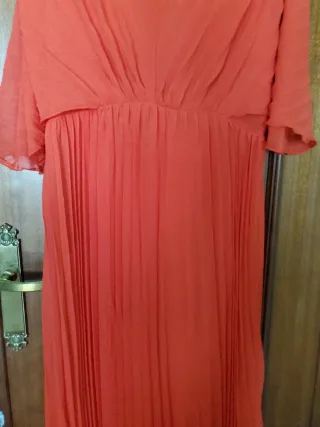 Vestido fiesta rojo largo