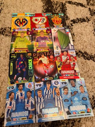 Lote 12 cromos Adrenalyn Panini