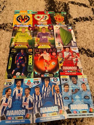 Lote 12 cromos Adrenalyn Panini