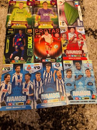Lote 12 cromos Adrenalyn Panini